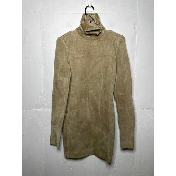 House of CB Chenille Mini Dress Turtleneck Size Small - Picture 1 of 9